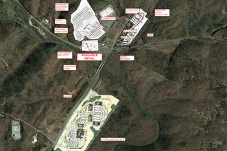 South Chestatee st, Dahlonega, GA - AERIAL  map view