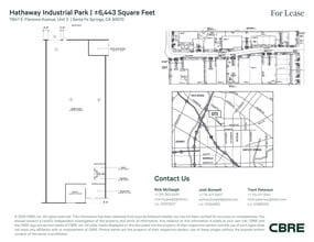 11947 Florence Ave, Santa Fe Springs, CA à louer Plan de site- Image 1 de 1