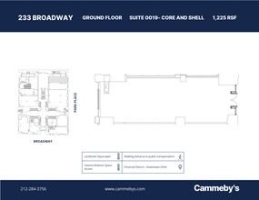 233 Broadway, New York, NY for lease Site Plan- Image 1 of 1