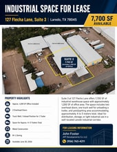 127 Flecha Ln, Laredo, TX for lease Interior Photo- Image 1 of 1
