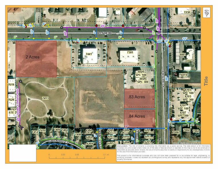 Coulter South Of Hillside, Amarillo, TX à vendre - Aérien - Image 2 de 3