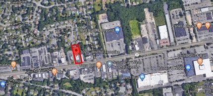 3021-3023 Jericho Tpke, East Northport, NY - AERIAL map view - Image1