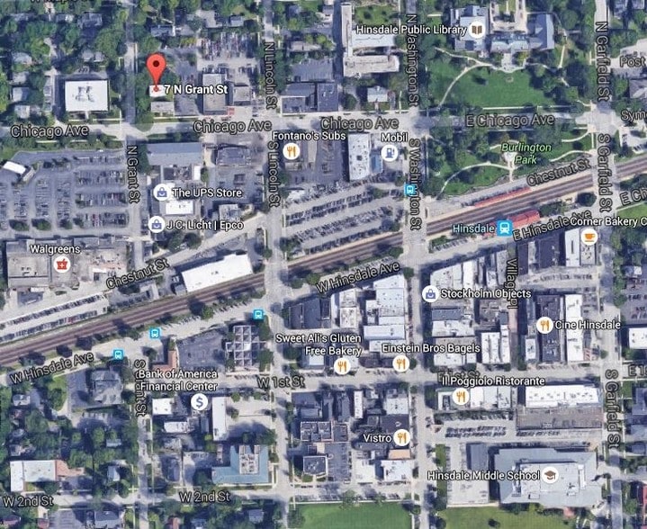7 N Grant St, Hinsdale, IL for lease - Building Photo - Image 2 of 3