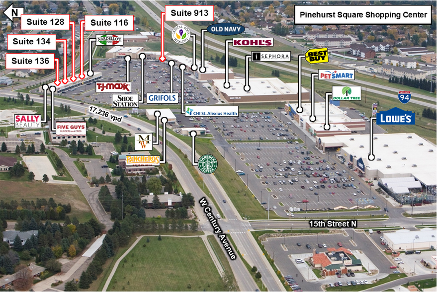 1201-1215 W Century Ave, Bismarck, ND à louer - Photo du bâtiment - Image 2 de 2