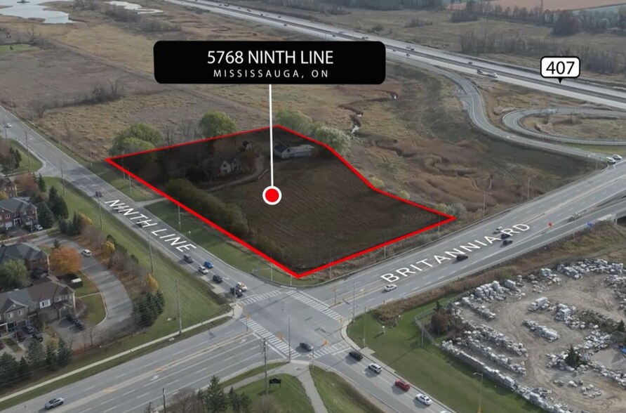5768 Ninth Line, Mississauga, ON à vendre - Aérien - Image 3 de 9