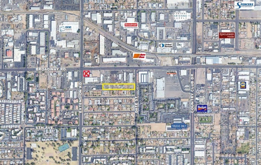 450 S Date, Mesa, AZ for lease - Aerial - Image 2 of 7