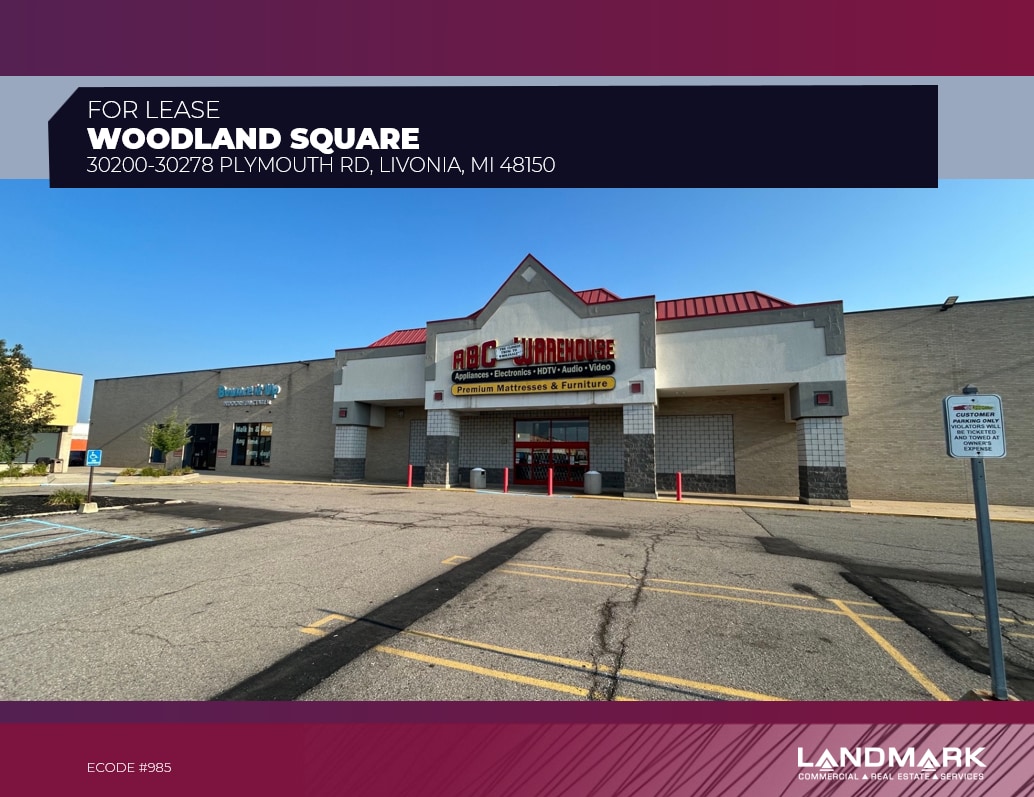 30200-30278 Plymouth Rd, Livonia, MI for lease Primary Photo- Image 1 of 7