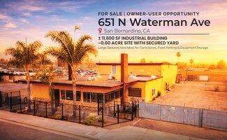 Plus de détails pour 651 N Waterman Ave, San Bernardino, CA - Commerce de détail à vendre