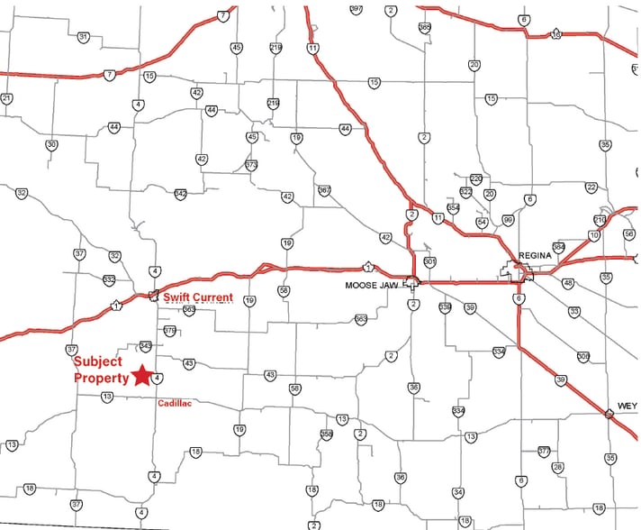 14 Rge 14 W3, Swift Current, SK for sale - Aerial - Image 3 of 3