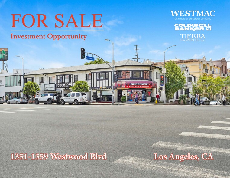 1351-1359 Westwood Blvd, Los Angeles, CA for sale - Building Photo - Image 1 of 14
