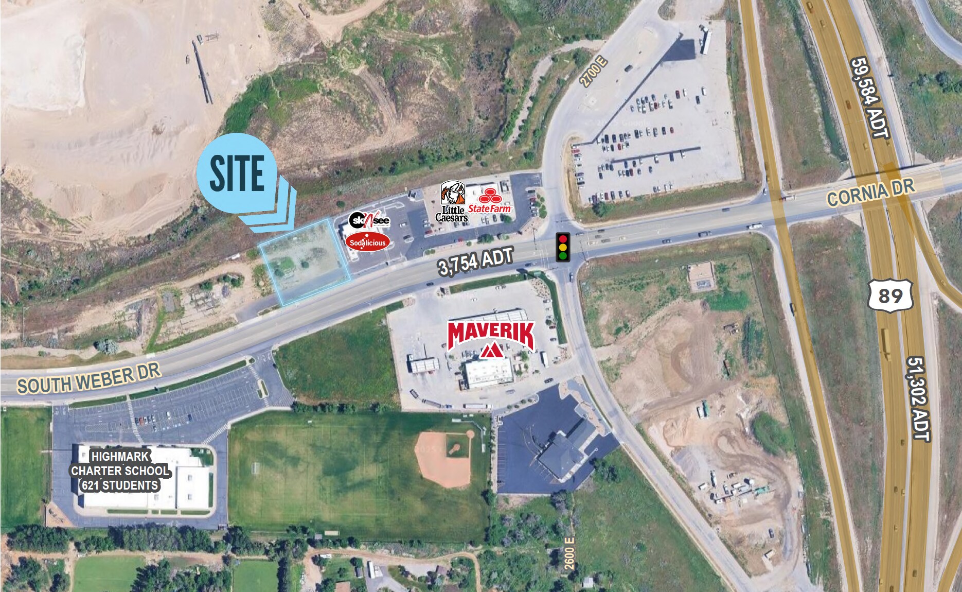 2526 South Weber Dr., South Weber, UT for sale Aerial- Image 1 of 2