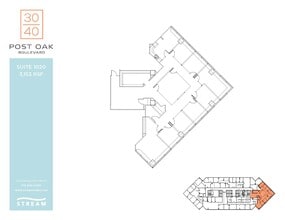 3040 Post Oak Blvd, Houston, TX for lease Floor Plan- Image 1 of 1