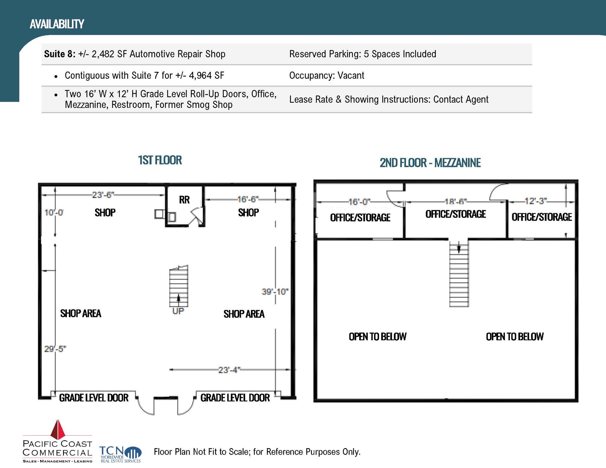 7645 Carroll Rd, San Diego, CA à louer Plan d  tage- Image 1 de 2