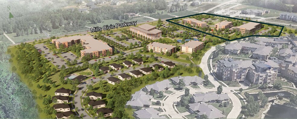 SW Corner of Mills Civic & 91st Street, West Des Moines, IA for sale - Building Photo - Image 2 of 4