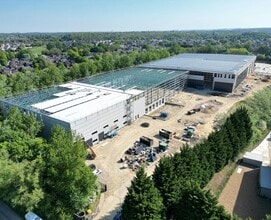 Saxon Way, Corby, NTH - AÉRIEN Vue de la carte