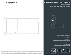 4538 Centerview Dr, San Antonio, TX à louer Plan d  tage- Image 1 de 1