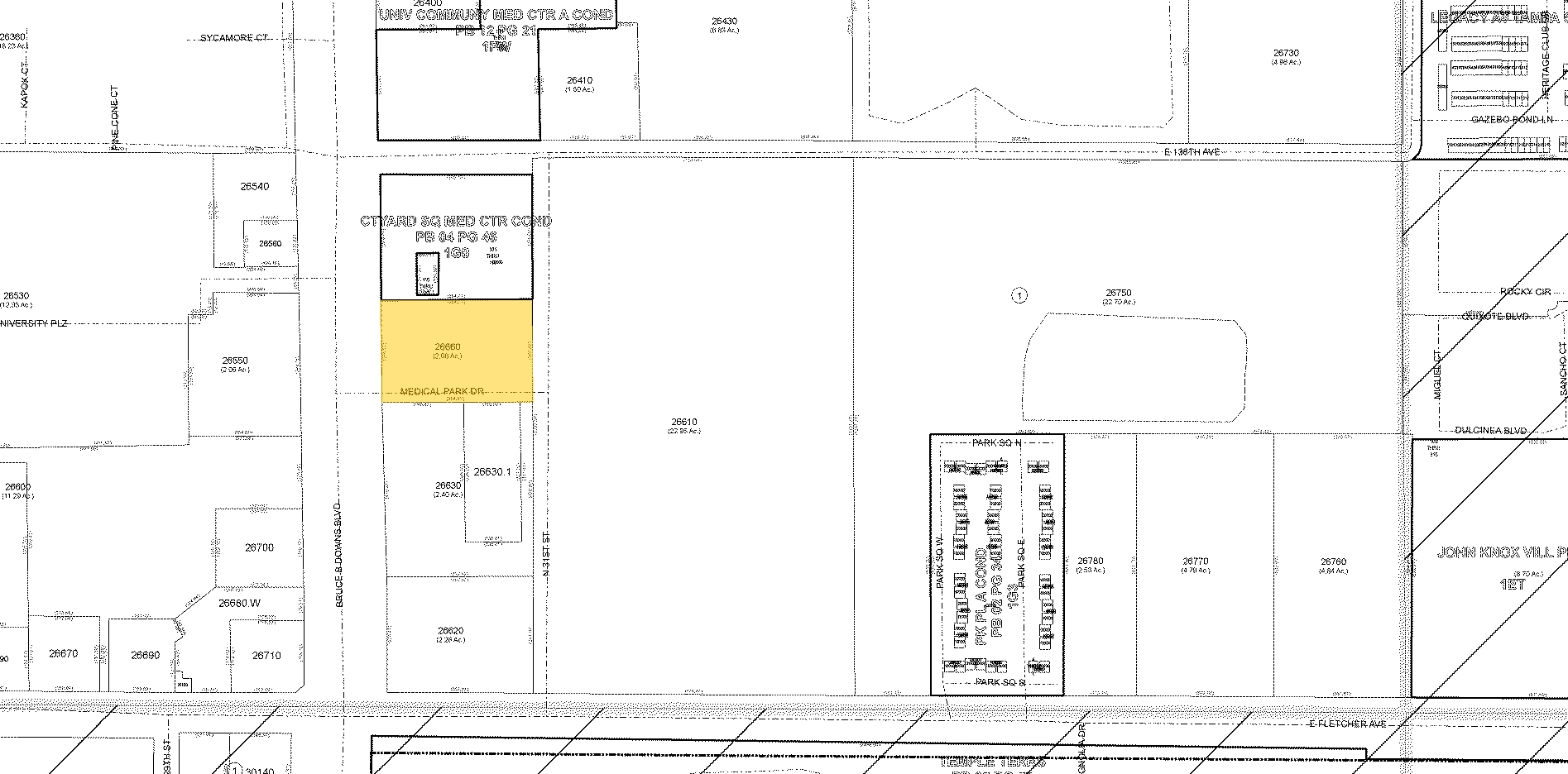 3000 Medical Park Dr, Tampa, FL à vendre Plan cadastral- Image 1 de 1