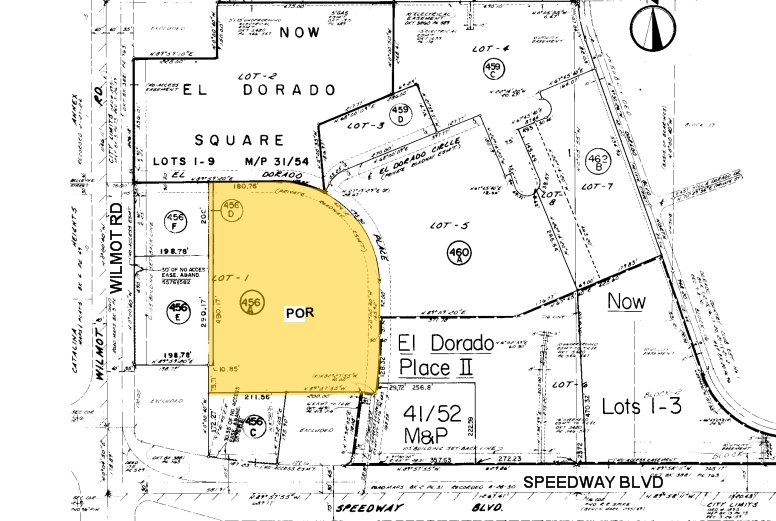 1111-1141 N El Dorado Pl, Tucson, AZ à louer - Plan cadastral - Image 2 de 15