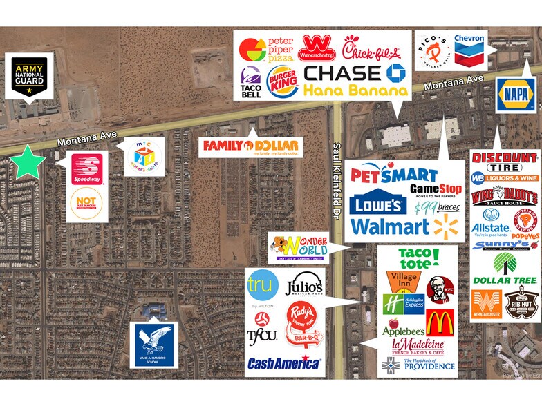 11680 Montana Ave, El Paso, TX à louer - Photo du bâtiment - Image 3 de 15