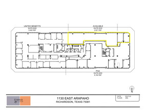 1130 E Arapaho Rd, Richardson, TX for lease Floor Plan- Image 2 of 4