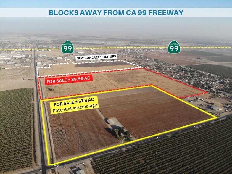 Paige Ave, Tulare, CA à vendre - Aérien - Image 2 de 3