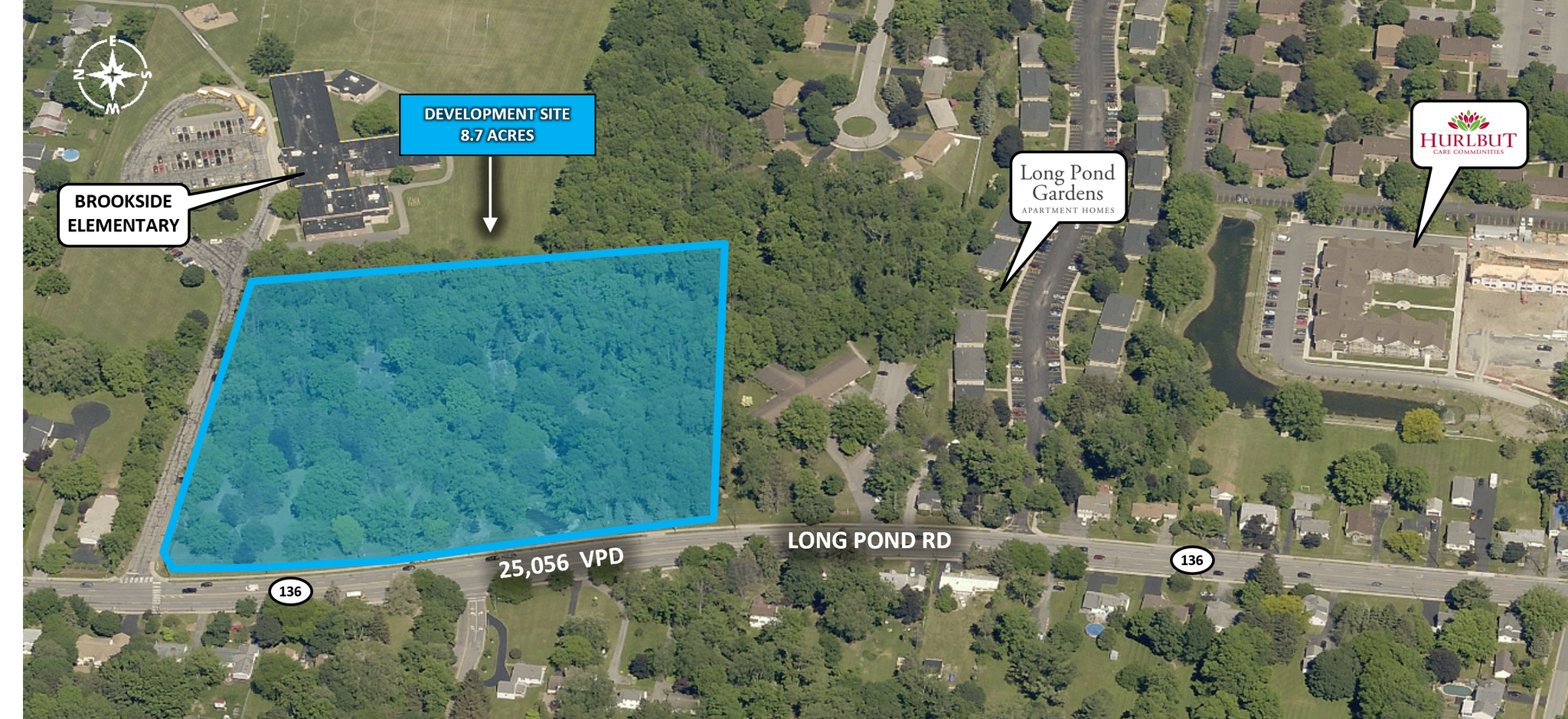 1150 Long Pond Rd, Rochester, NY à vendre Photo du bâtiment- Image 1 de 7