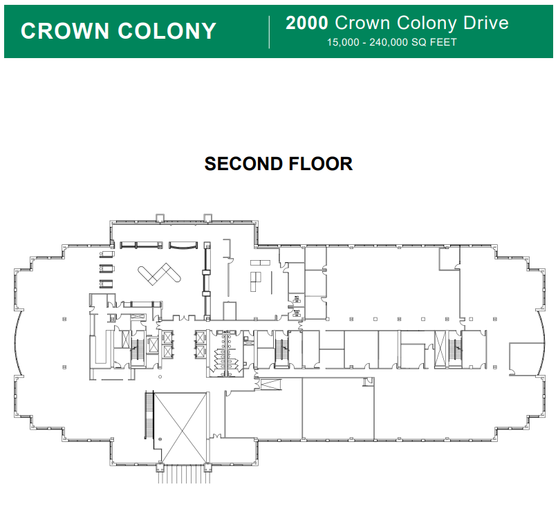 2000 Crown Colony Dr, Quincy, MA for lease Floor Plan- Image 1 of 1