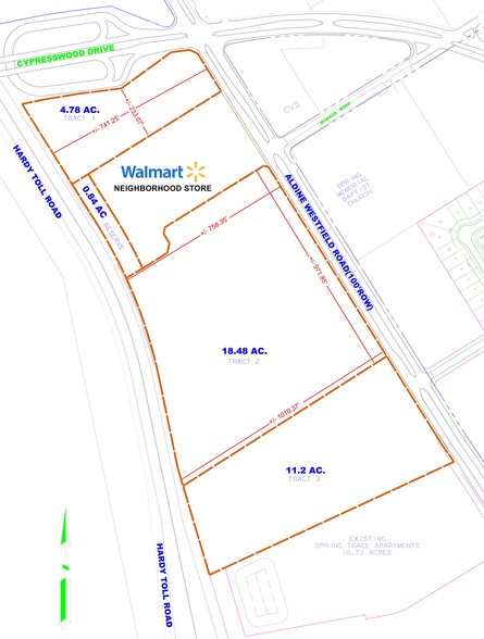 Aldine Westfield Rd, Spring, TX à vendre - Plan de site - Image 3 de 5