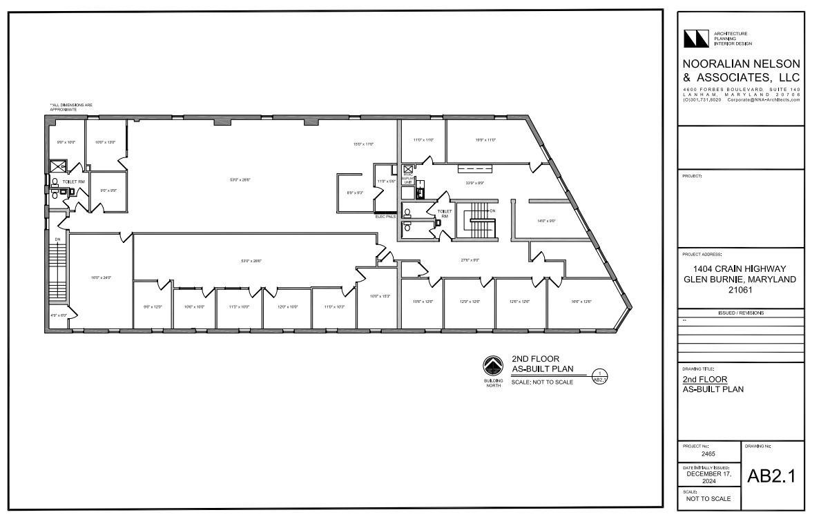 1404 S Crain Hwy, Glen Burnie, MD à louer Plan d’étage- Image 1 de 1