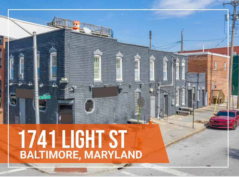 1741 Light St, Baltimore, MD for sale - Building Photo - Image 1 of 1