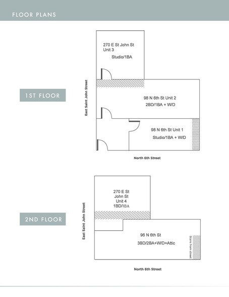 270 E Saint John St, San Jose, CA à vendre - Plan d’étage - Image 2 de 3