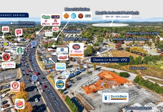 203 S Main St, Mauldin, SC - Aerial  map view - Image1