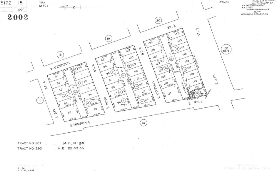 339 S Anderson St, Los Angeles, CA for lease - Plat Map - Image 2 of 4