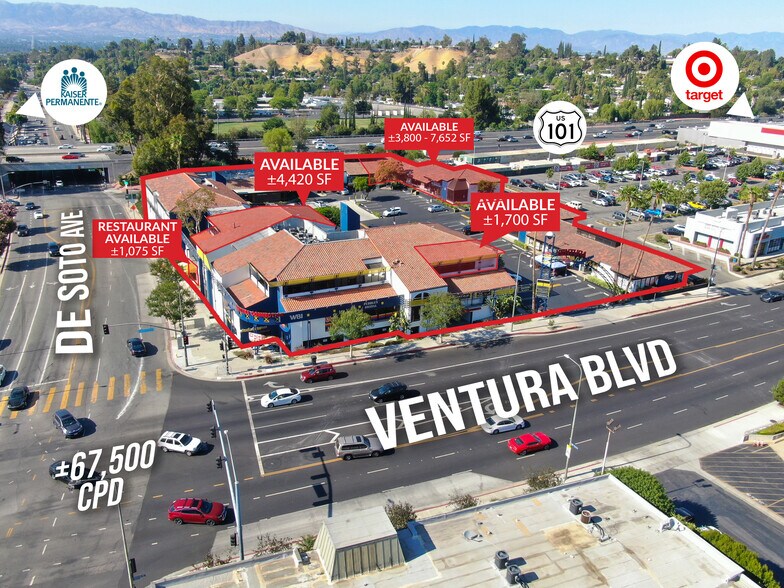 20833-20861 Ventura Blvd, Woodland Hills, CA à louer - Aérien - Image 2 de 4