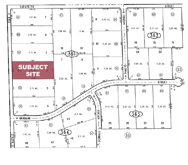 2.31-Acres Navajo Rd, Apple Valley, CA for sale - Plat Map - Image 2 of 3