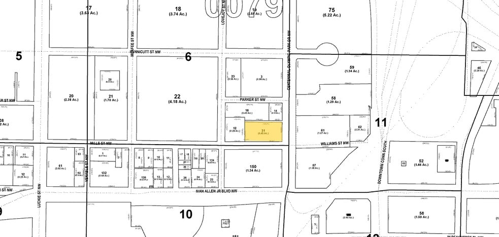 151 NW Mills St, Atlanta, GA à vendre - Plan cadastral - Image 1 de 1