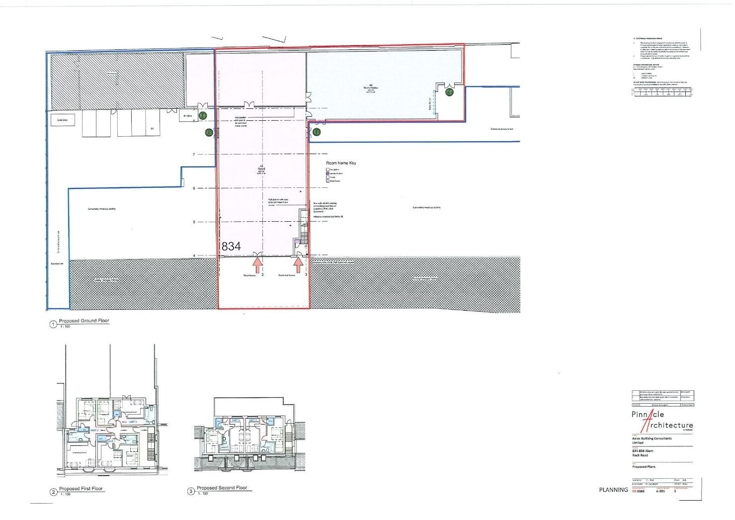 834-838 Alum Rock Rd, Birmingham à vendre Plan d’étage- Image 1 de 3