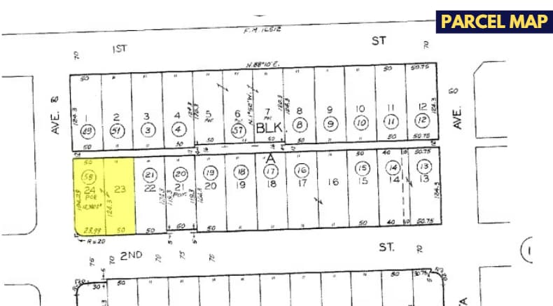1395 2nd st, Pomona, CA for sale - Plat Map - Image 3 of 3
