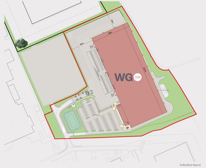 Road One, Winsford à louer - Plan de site - Image 2 de 2