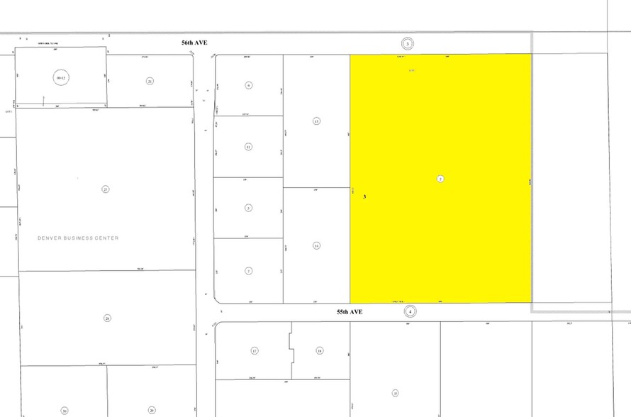 11175 E 55th Ave, Denver, CO à vendre - Plan cadastral - Image 1 de 1