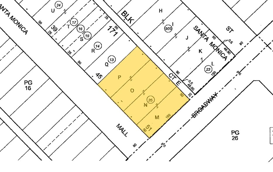 1451-1457 3rd Street Promenade, Santa Monica, CA for lease - Plat Map - Image 2 of 49