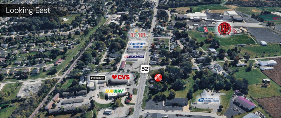 US 52 and S500 West portefeuille de 1 propriétés à vendre sur LoopNet.ca - Aérien - Image 3 de 5