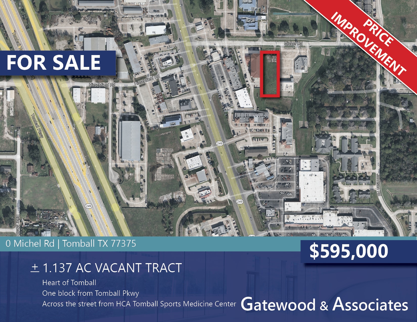 Johnson & Michels Rd, Tomball, TX for sale Primary Photo- Image 1 of 6