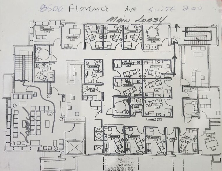 8500 Florence Ave, Downey, CA for lease - Typical Floor Plan - Image 2 of 5