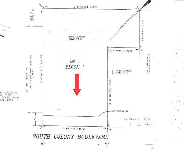 5313 S Colony Blvd, The Colony, TX for lease - Plat Map - Image 2 of 8