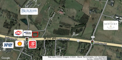 3620 Lexington Rd, Versailles, KY - AERIAL  map view