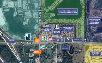 Laurel Rd and Mirasol Blvd, Nokomis, FL - AERIAL  map view - Image1