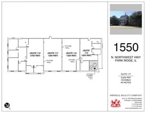 1550 N Northwest Hwy, Park Ridge, IL for lease Site Plan- Image 1 of 2
