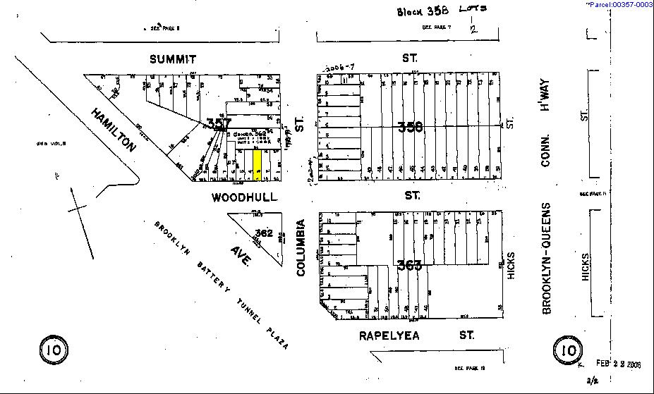 15-17 Woodhull St, Brooklyn, NY à louer - Plan cadastral - Image 2 de 4