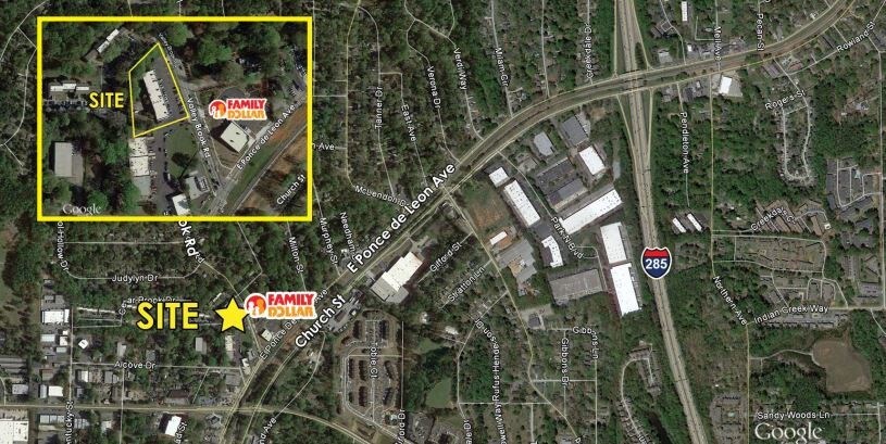 624-640 Valleybrook Rd, Scottdale, GA à louer - Aérien - Image 2 de 13